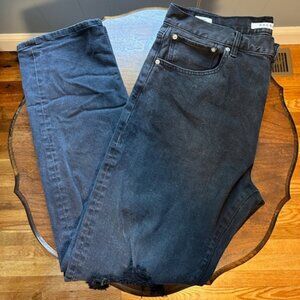 PacSun Distressed High Waist Straight Leg Jeans 34 x 32